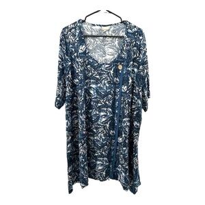 Zim & Zoe | 26/28 Blue Print‎ Dress